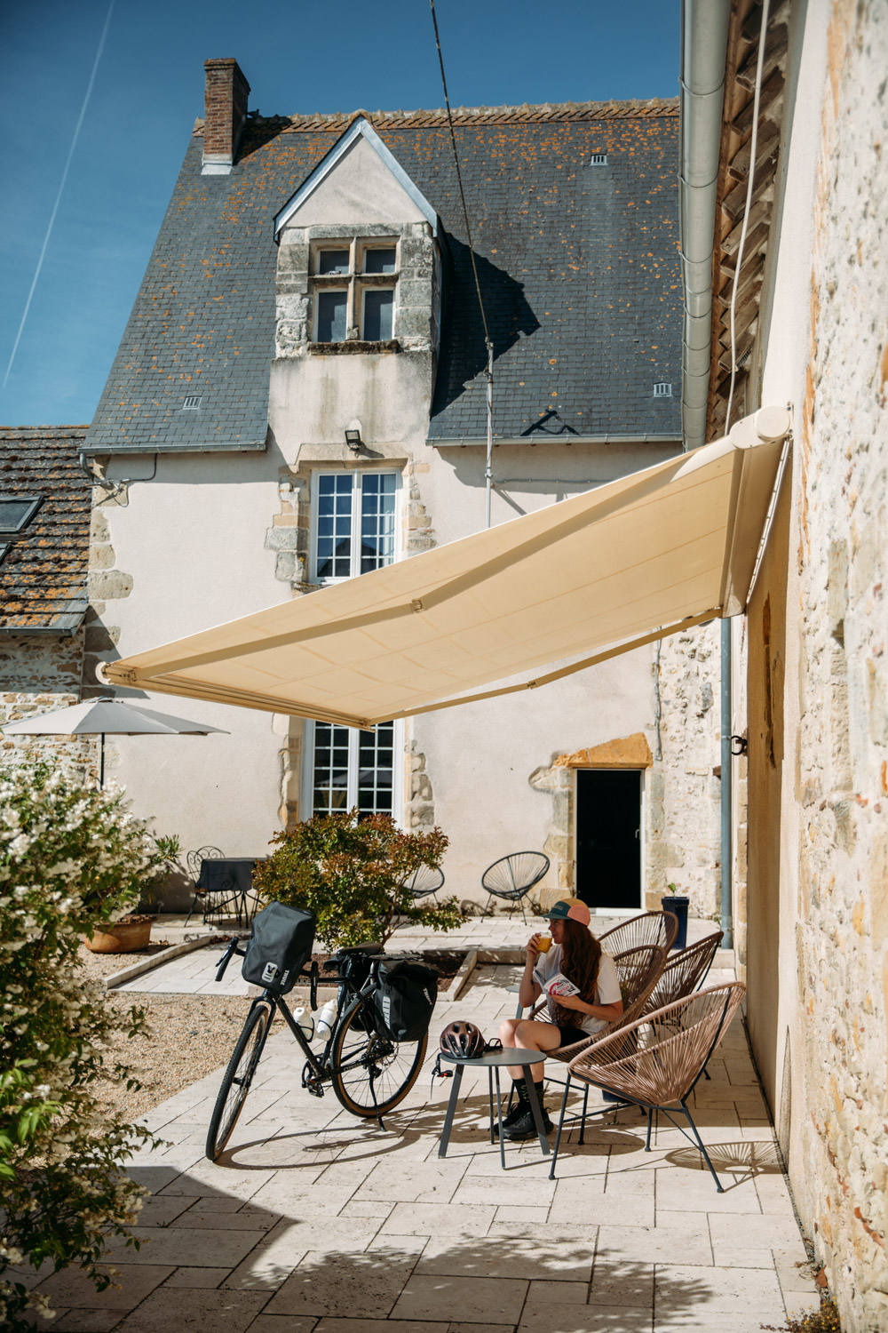 Terrasse chambre d'hôte Le Petit Nançay