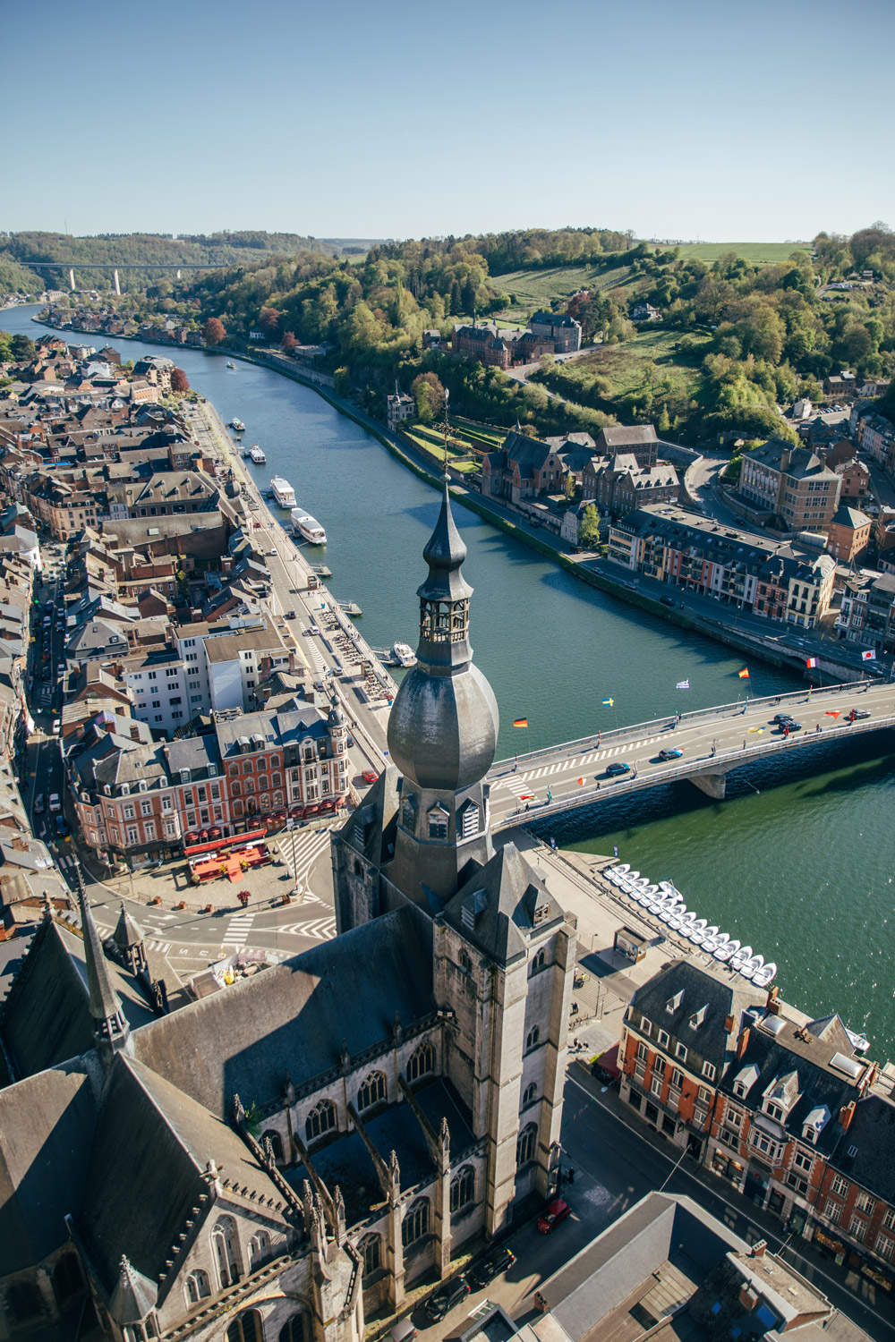 Vue sur Dinant depuis la citadelle