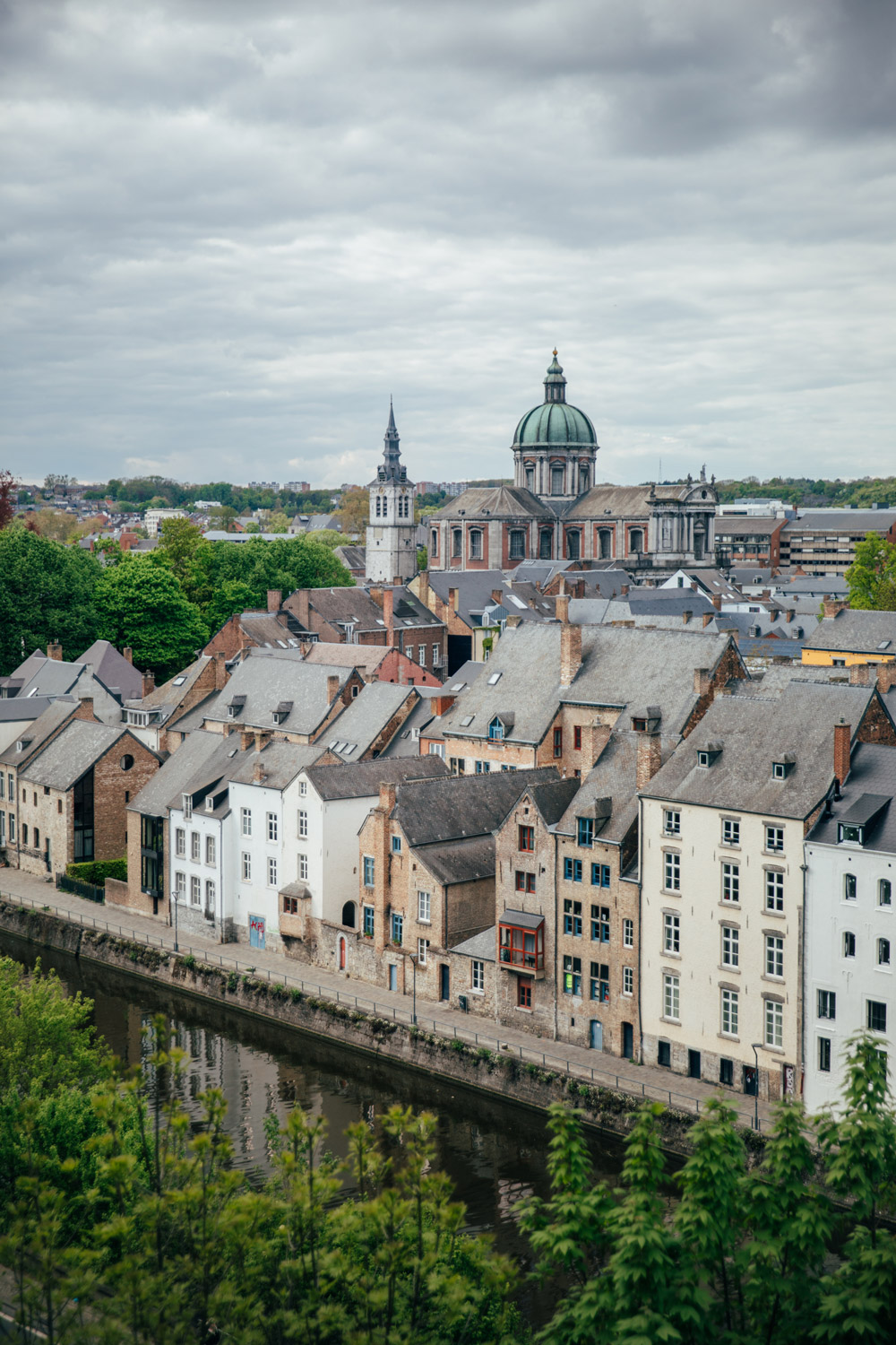 Panorama sur le Vieux Namur depuis la citadelle