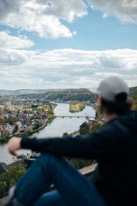 panorama sur la Meuse depuis la citadelle de Namur