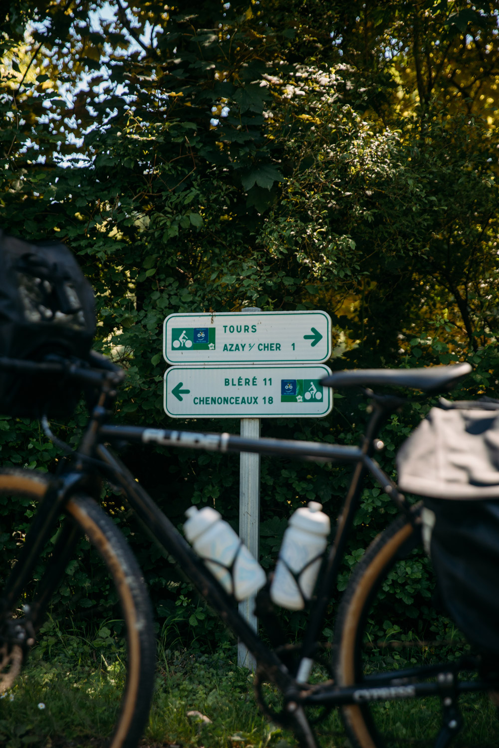 signalétique de la V46, véloroute Coeur de France