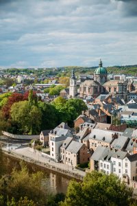 Point de vue depuis la Citadelle sur le Vieux Namur