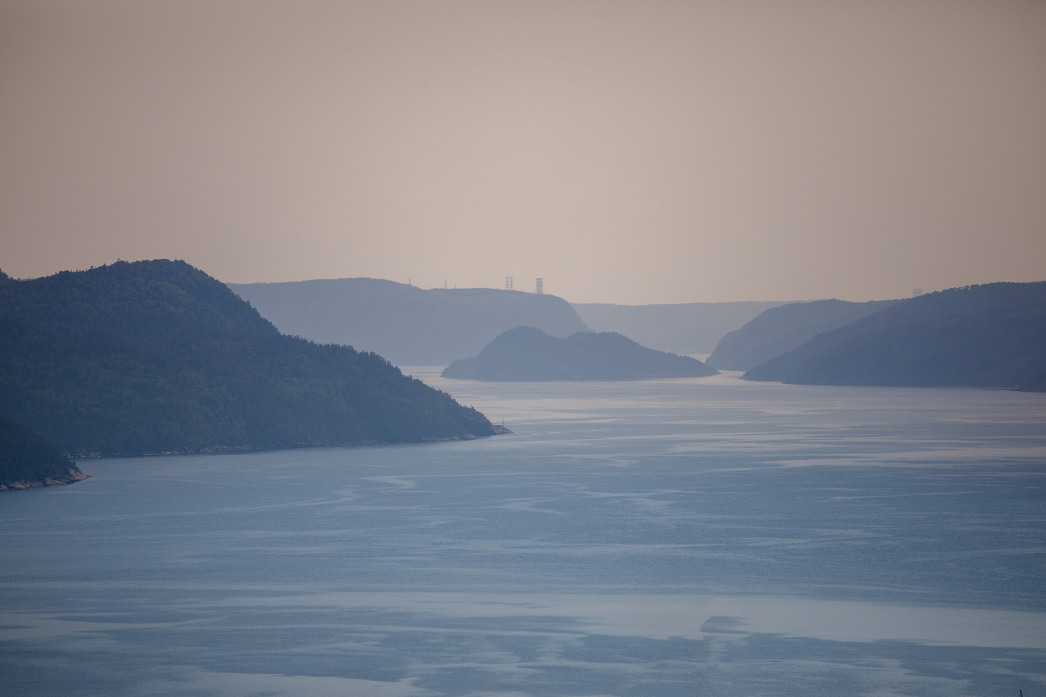 Point de vue sur le fjord du Saguenay depuis l'Anse-de-Tabatière