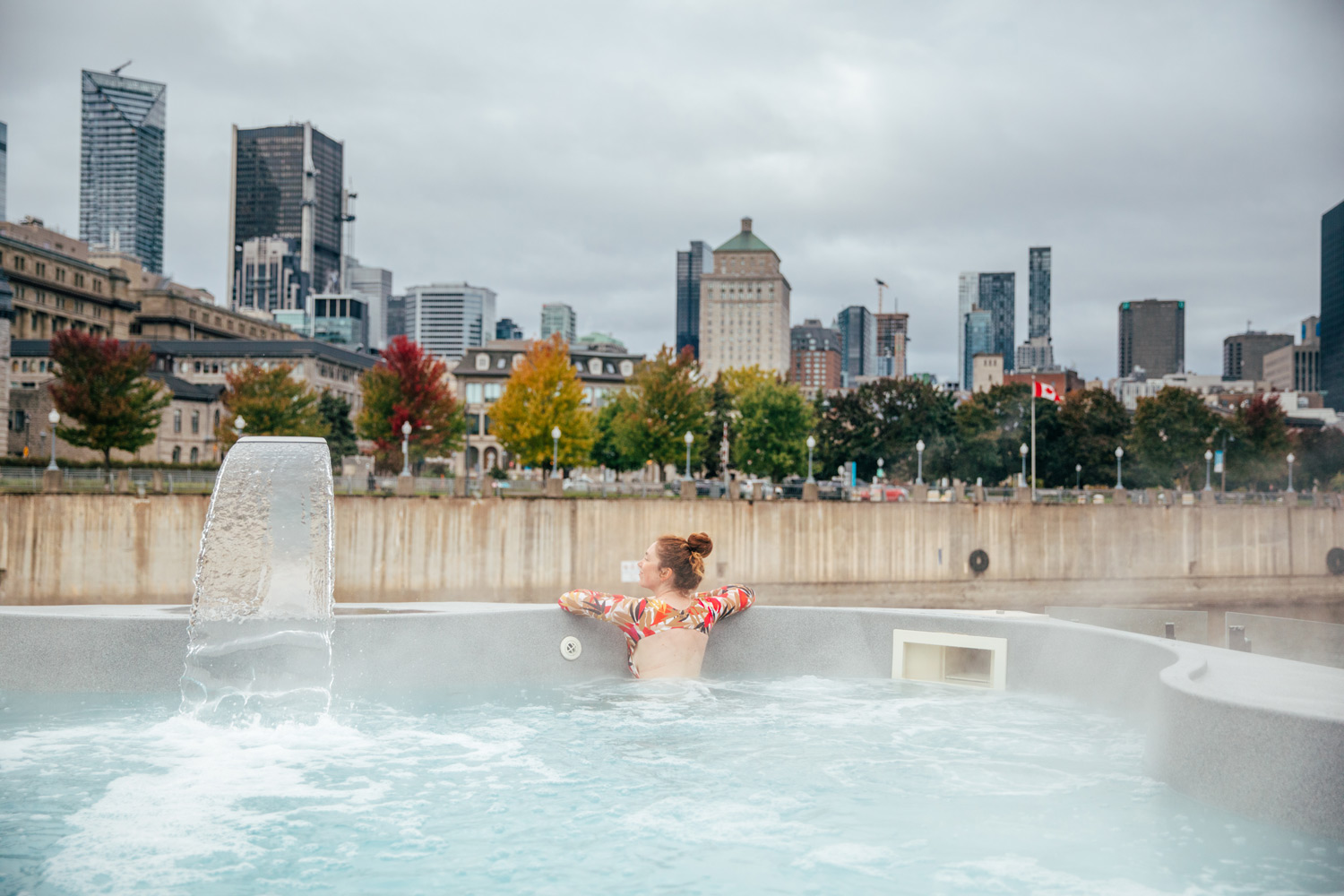 Piscine extérieure Bota Bota Montréal