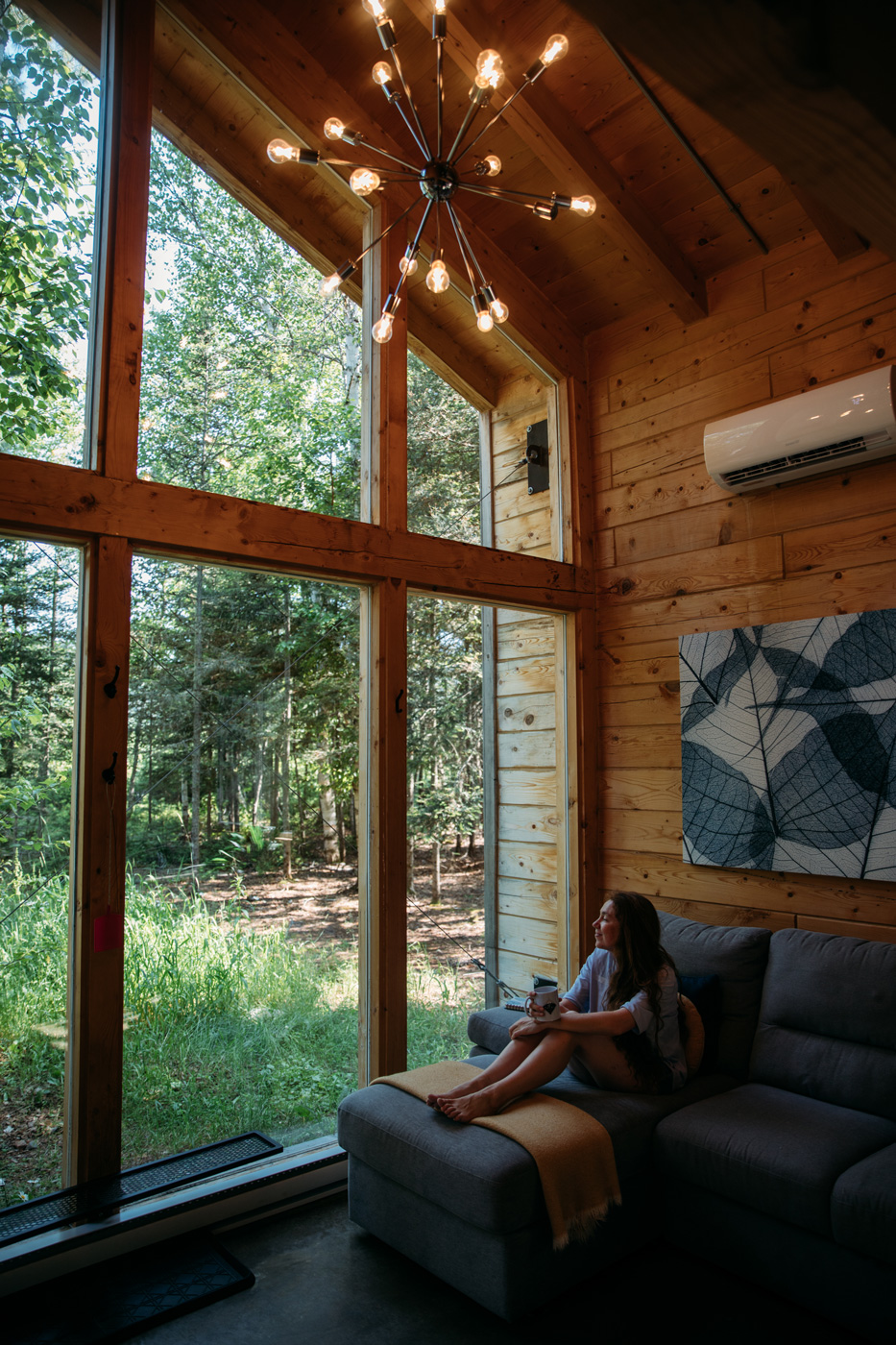Les chalets en bois de Cabananse au Saguenay