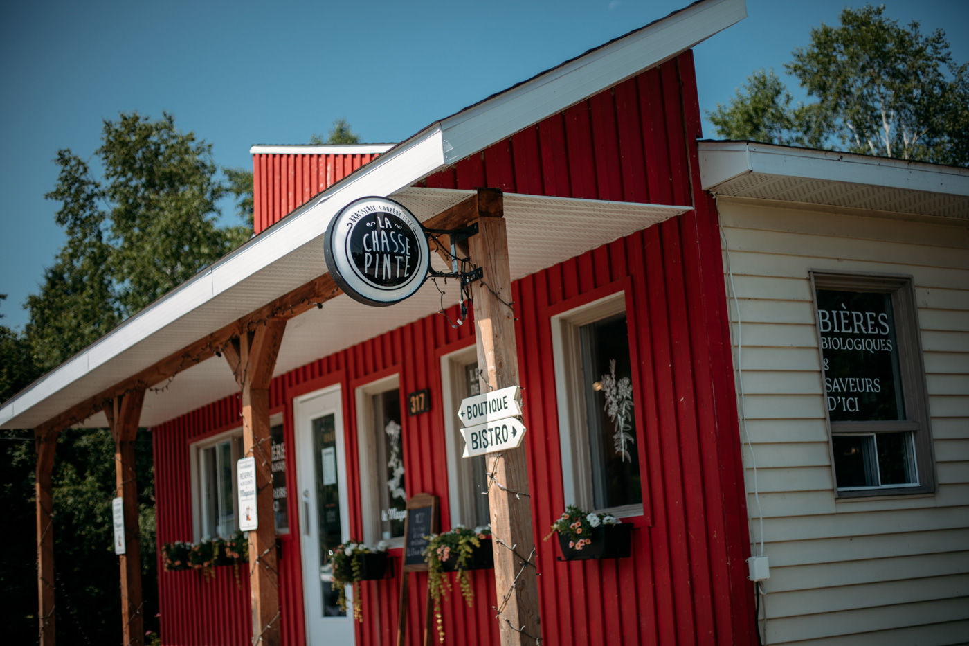Bistro boutique La Chasse-Pinte à l'Anse-Saint-Jean