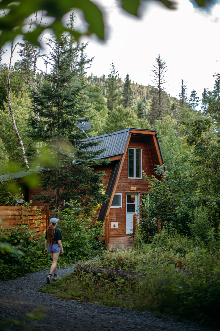 Chalet en bois chez Exode en nature 