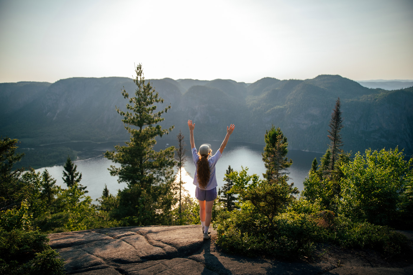 point de vue depuis la randonnée des Géants au Fjord du Saguenay