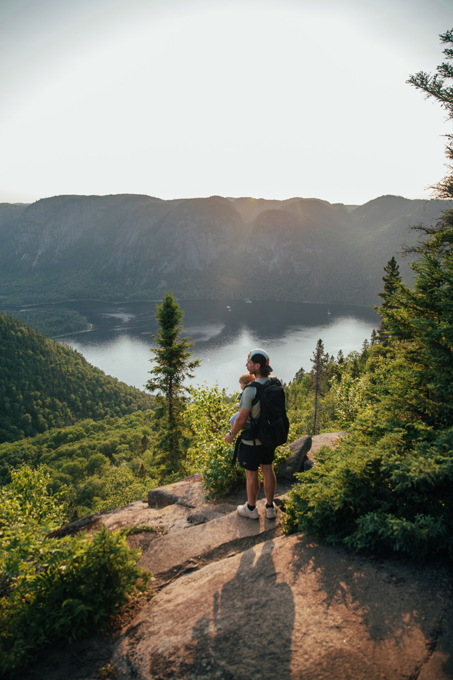 randonner dans le fjord du Saguenay en famille