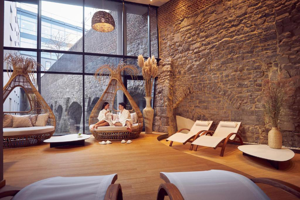 Espace détente du spa du Van der Valk Sélys Liège