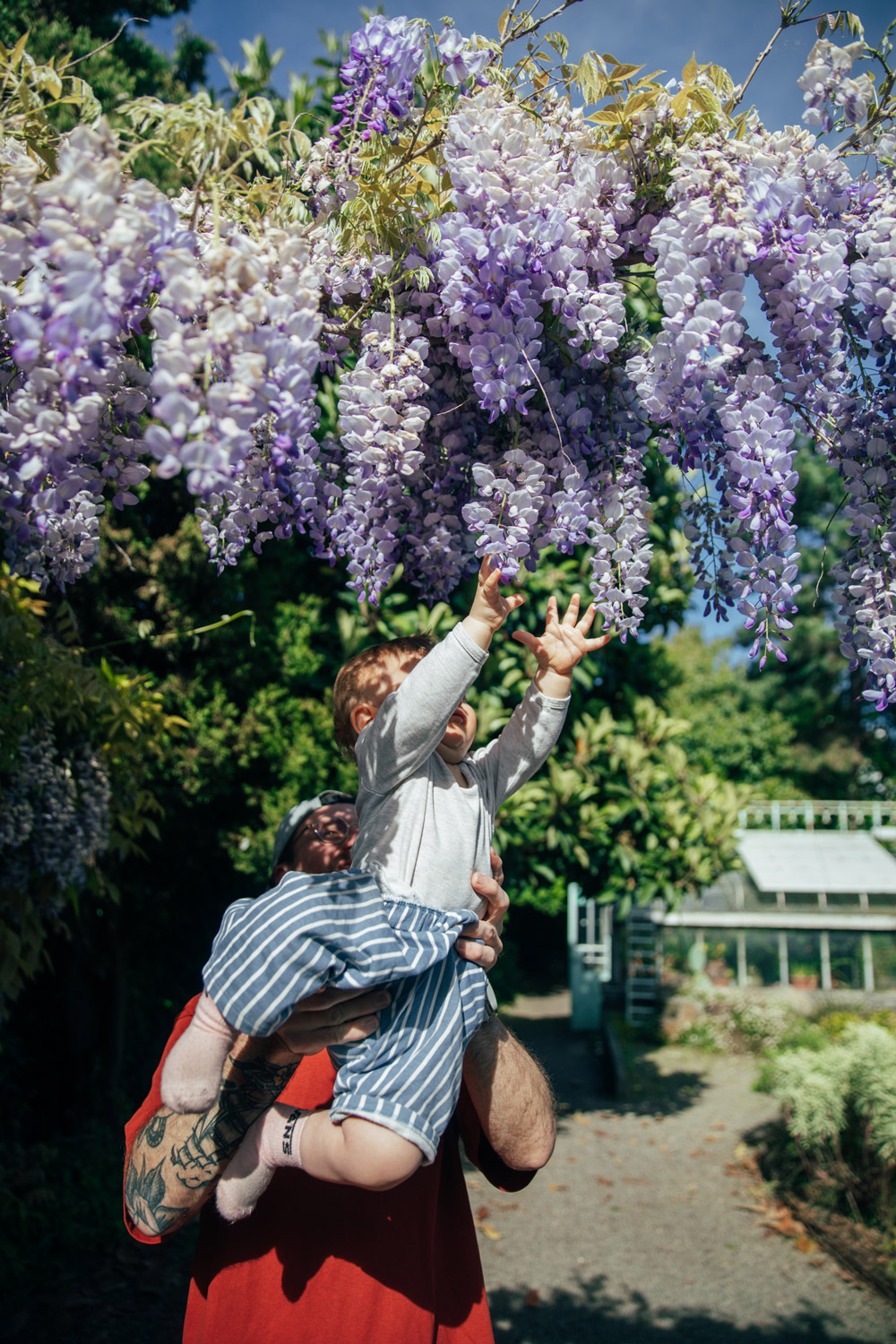 visite jardin botanique en famille