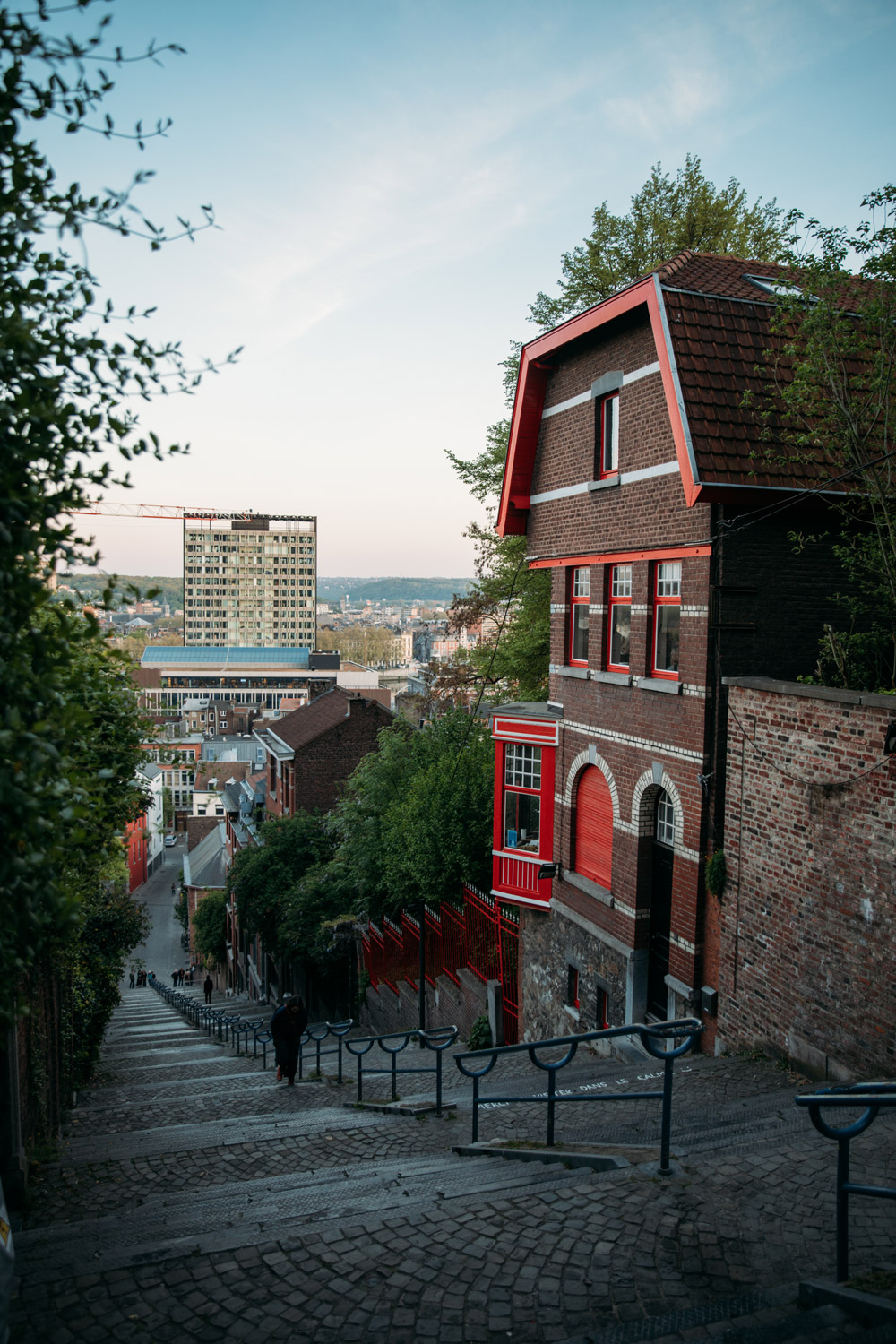 les marches de la montagne de Bueren