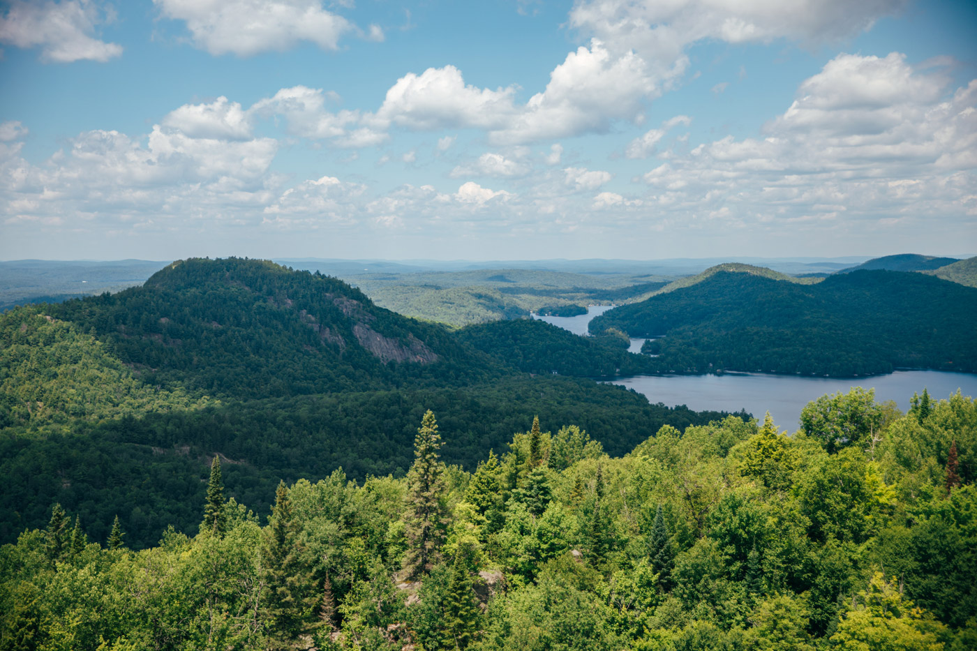 paysage de la randonnée Montagne Verte