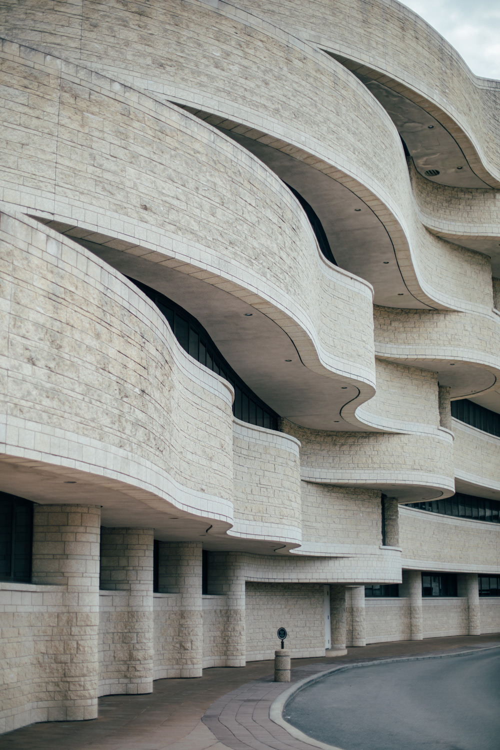 l'architecture du musée canadien de l'histoire au Québec