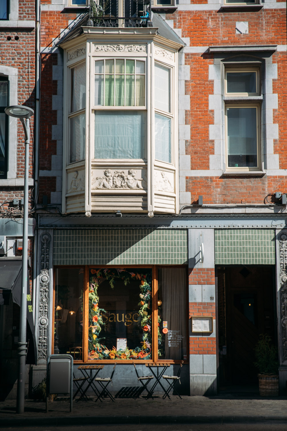 café Sauge dans le quartier Guillemins à Liège