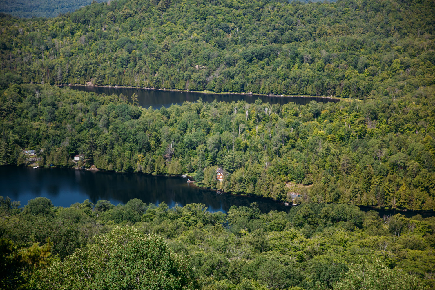 paysage dans les Laurentides au Québec