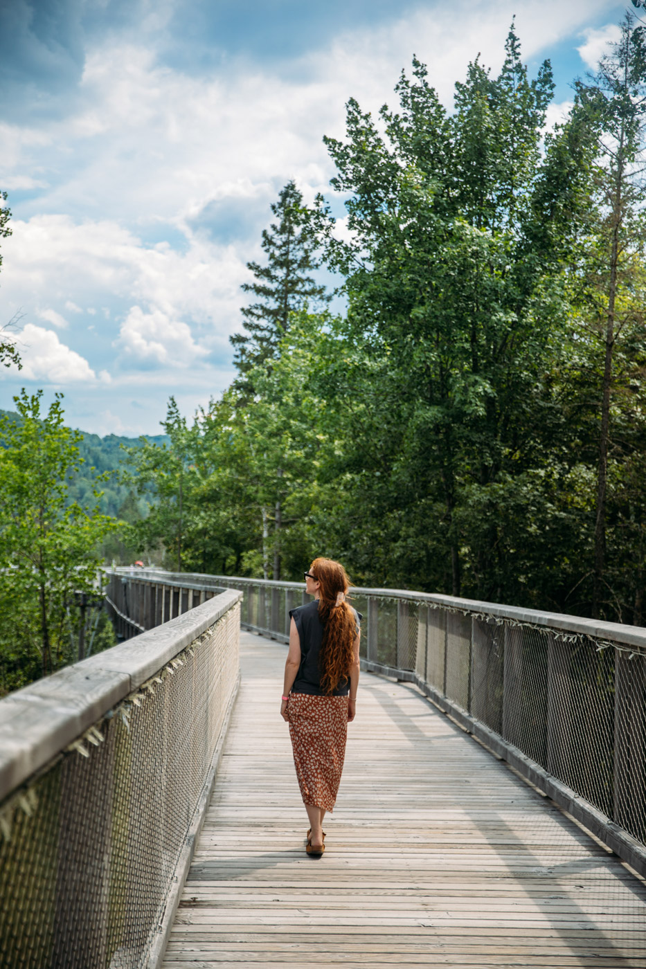 passerelle du sentier des cimes