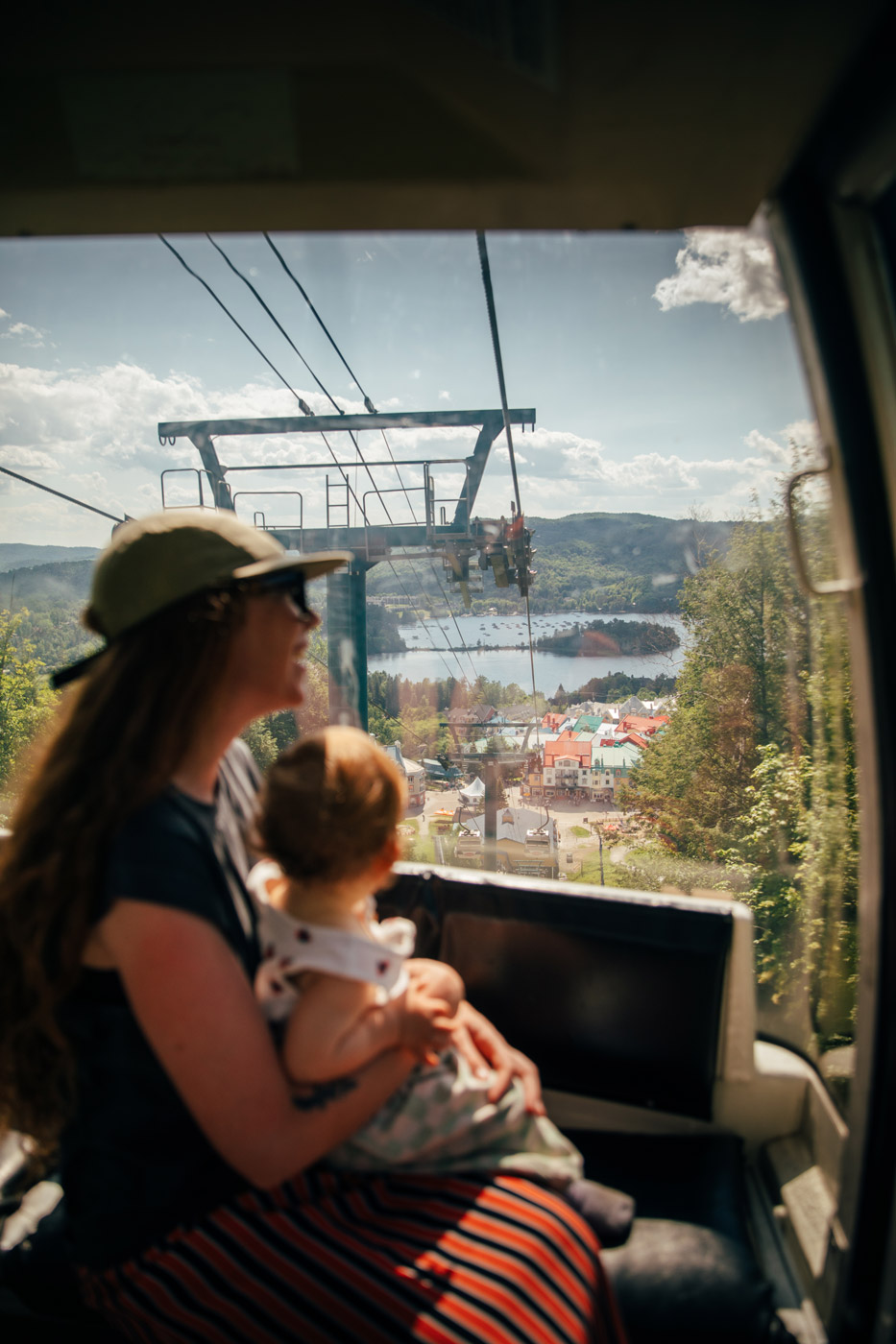 Télécabine de Tremblant en été