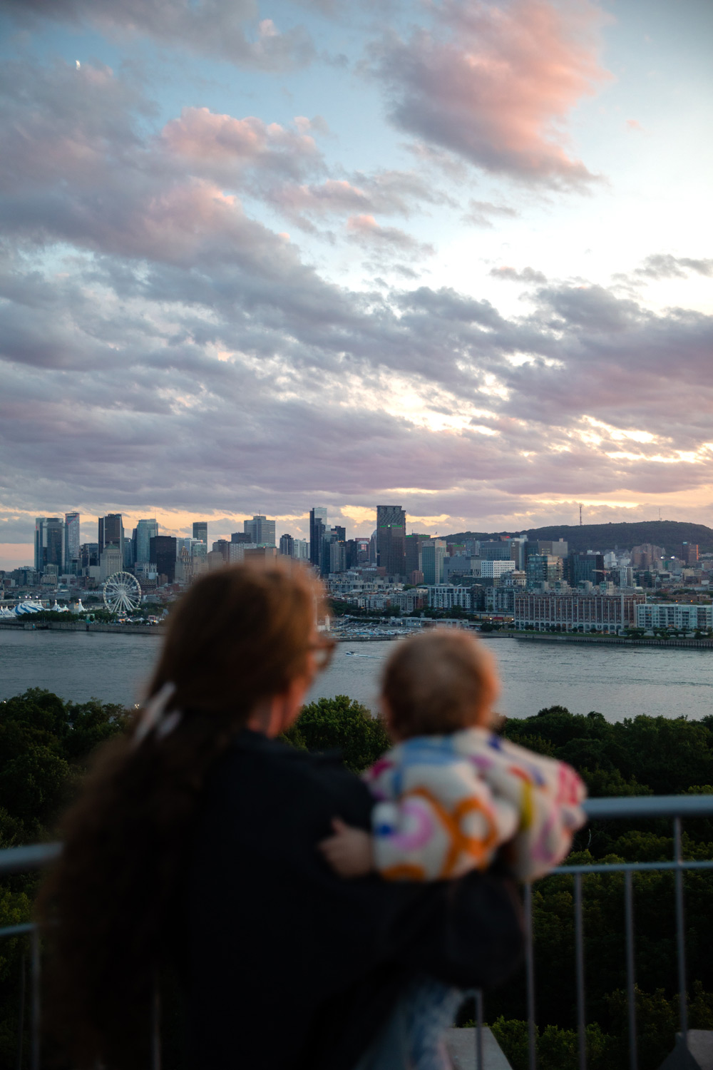 vue sur Montréal depuis la Tour de lévis