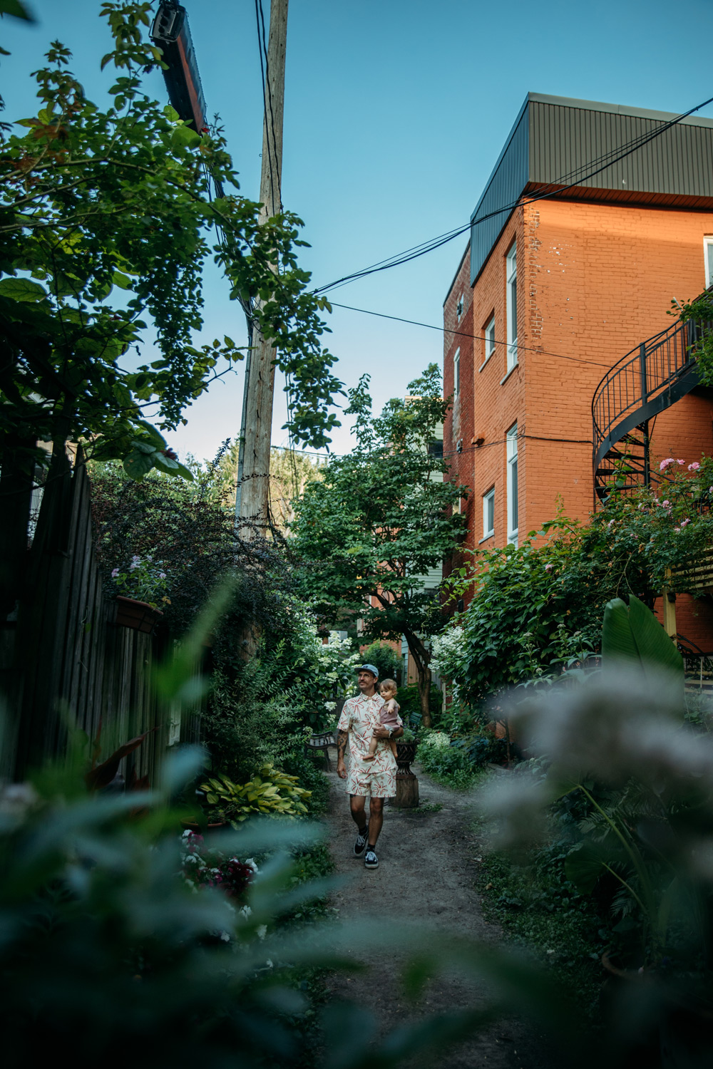 balade dans les ruelles vertes de Montréal