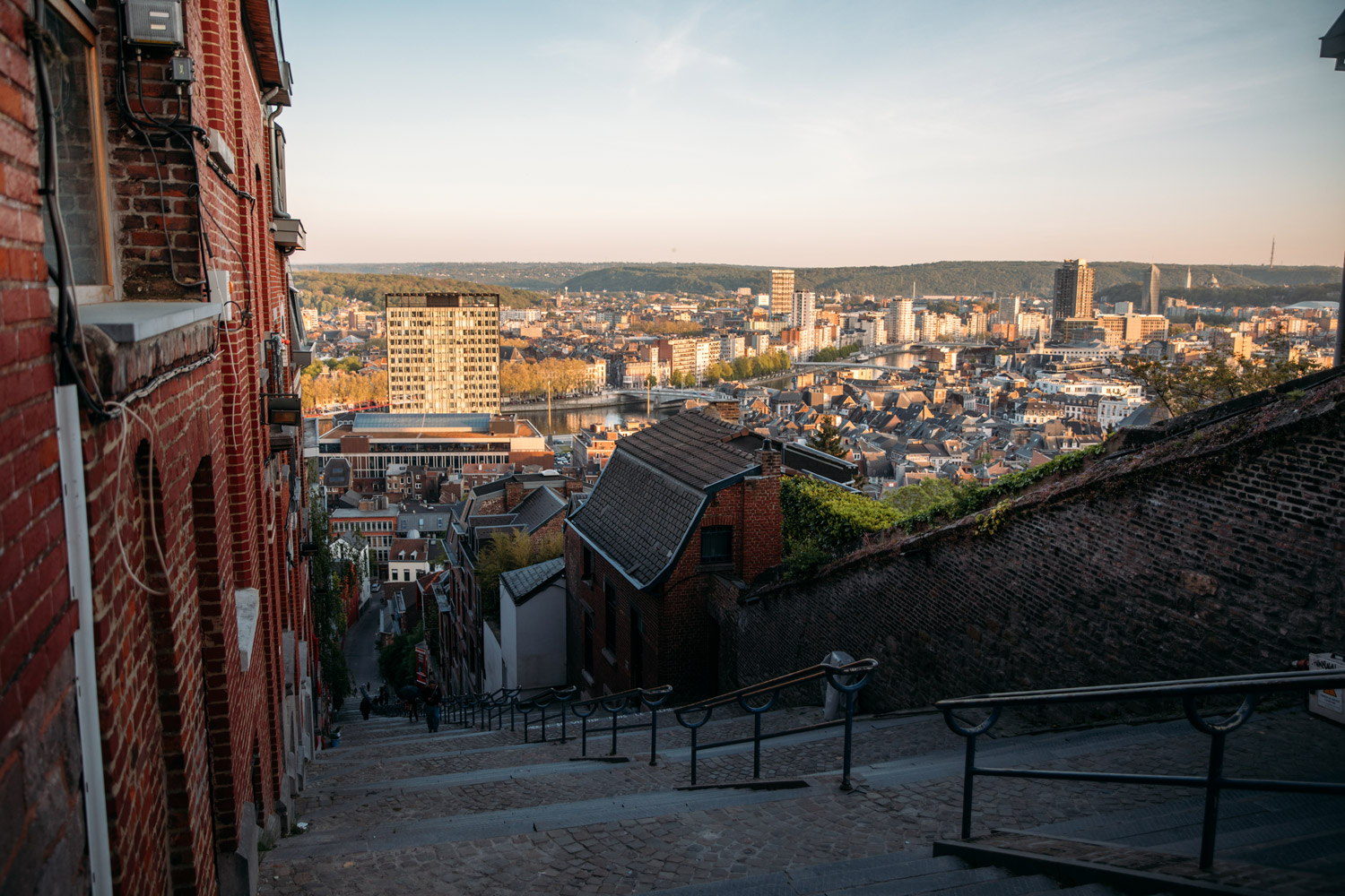 vue du sommet de la montagne de Bueren