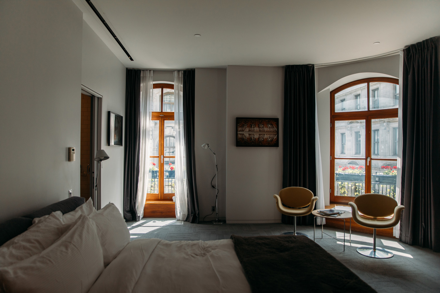 Décoration de la Suite d’angle de l’Hôtel Gault à Montréal